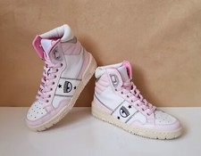 Scarpe sneakers alte Chiara Ferragni CF-1 numero 6=39 come nuove Made in Italy