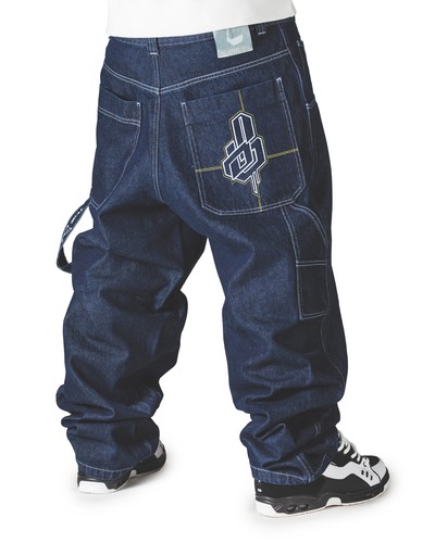 Jeans baggy uomo blu eco - blu,
