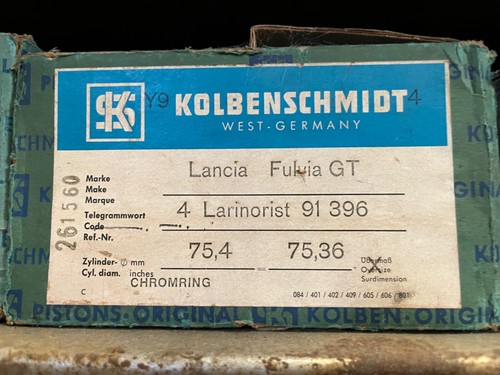 Lancia fulvia kit pistoni - lancia,