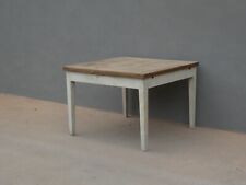 Tavolo quadrato 106 x 106 cm allungabile a tiro, laccato Shabby Chic, '800!