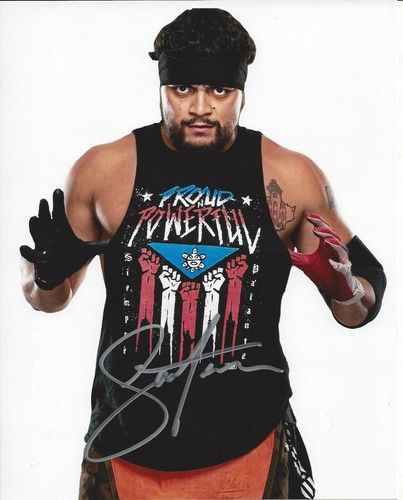 Santana autografato 8x10 aew - autografato,