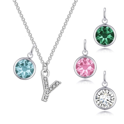Collana pave iniziale - iniziale, y
