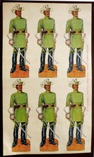 Soldatini di carta: Ufficiale Cavalleria Sudista