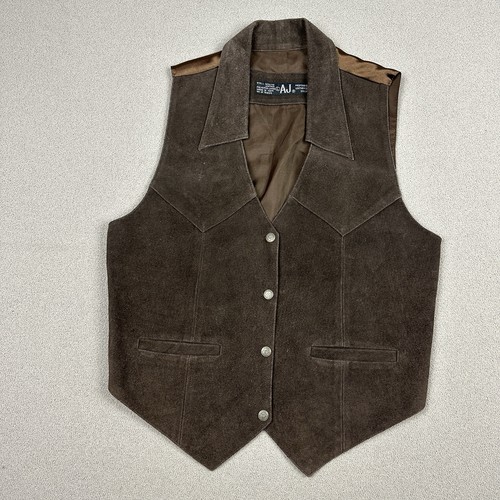 Gilet vintage pelle