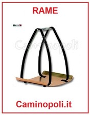 Porta legna in RAME da Camino