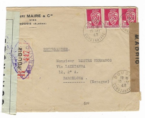 Francia algeria 1943 - algeria:,