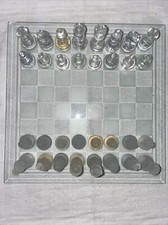 SCACCHIERA IN VETRO LUCIDO