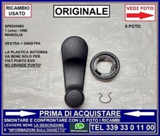 MANIGLIA + FERMO ALZAVETRO POSTERIORE DESTRO = SINISTRO FIAT GRANDE PUNTO + EVO