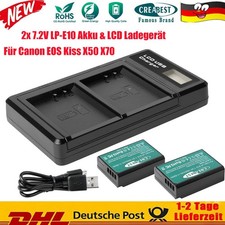 2x batteria LP-E10 per Canon