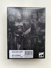Warhammer Fantasy Old World Orc & Goblin Stone Trolls Set 2 fuori produzione MTO NUOVO CON SCATOLA