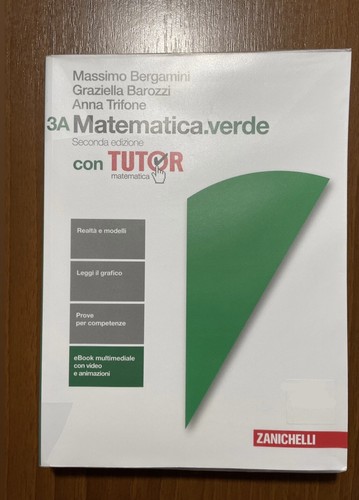 Matematica verde vol 3a - verde, 3a 