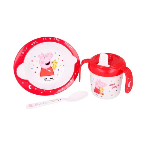 Stor peppa pig set - stor, di