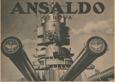 ADVERTISEMENT 1942 ANSALDO