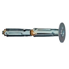 Tassello in acciaio con vite a