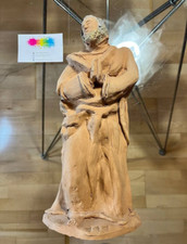 Scultura in argilla "San