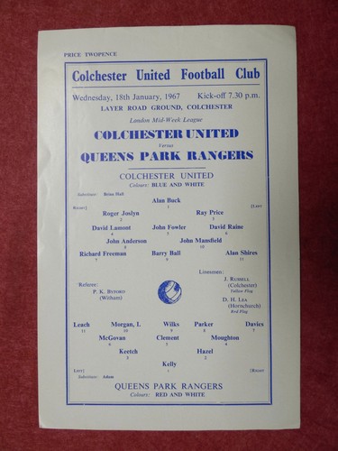 Colchester united qpr - colchester,