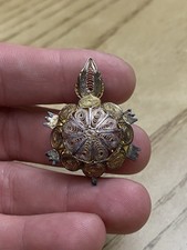 Spilla tartaruga filigrana