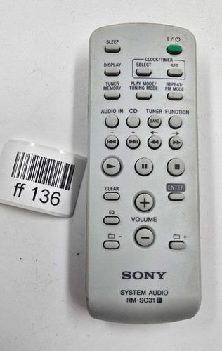 Sony system audio remote - sony,