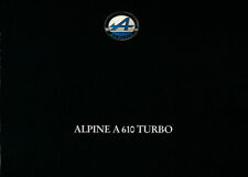BROCHURE RENAULT ALPINE A610 Turbo - Juin 1993 - Italian