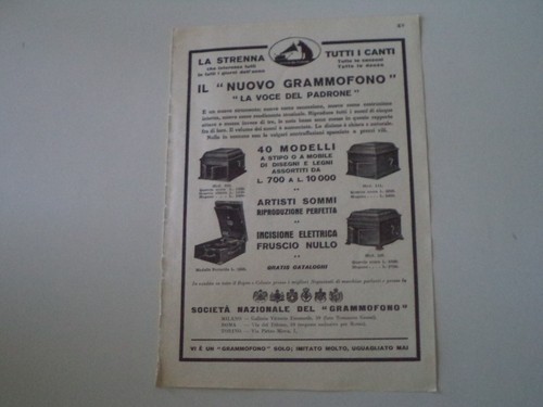 Advertising pubblicità 1927 - pubblicità,