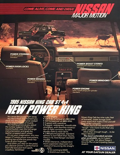 Nissan king cab 4x4 - cab, pickup