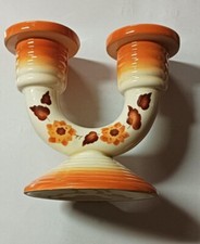 Portacandele in ceramica Decò