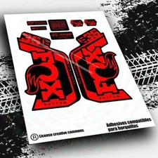 WP569 ADESIVI FORCELLA FOX 36 RHYTHM EBIKE 2023 2024 SET STICKERS ADESIVI