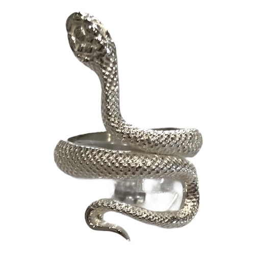 Anello serpente argento - serpente,