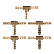 5 pezzi Connettore in Ottone T