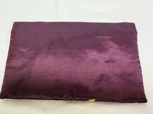 Pochette raso viola - raso, viola,