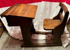 Antico banco scuola inglese - buone condizioni - molto raro