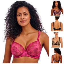 Reggiseno Freya fiori di rosa tuffo ferretto non imbottito donna reggiseni sexy 402402