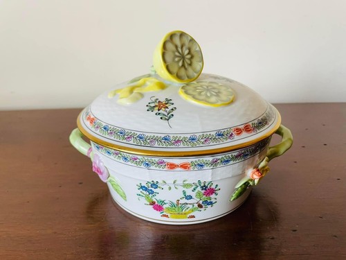 Herend indian basket - herend,