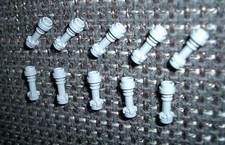 10 maniglie spada laser Stars Wars Lightsaber Hilt grigio accessori per personaggi nuove