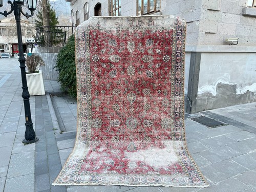 Tappeto vintage rosso - , turco