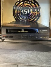 Lettore videocassette vintage Emerson VCP665 AC/DC sistema VHS 12 Volt