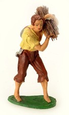 CONFALONIERI STATUINA PER PRESEPE PRESEPIO SERIE 12 CM - RAGAZZO CON FASCINA