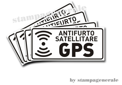 Adesivi antifurto satellitare - adesivi,