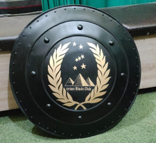 Deluxe Arti Marziali Nero Battaglia Ferro Completo Contatto Armi Scudo