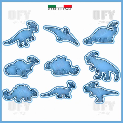 Dinosauri stampi natalizi - stampi,