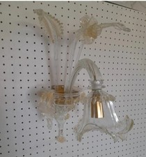 Applique da parete in vetro