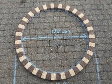 Cerchio giardino crema/marrone