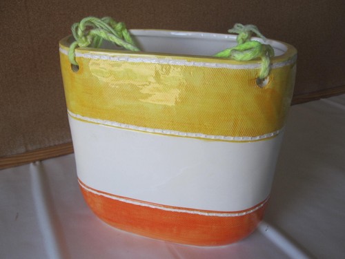 Vaso portafiori ceramica - portafiori,