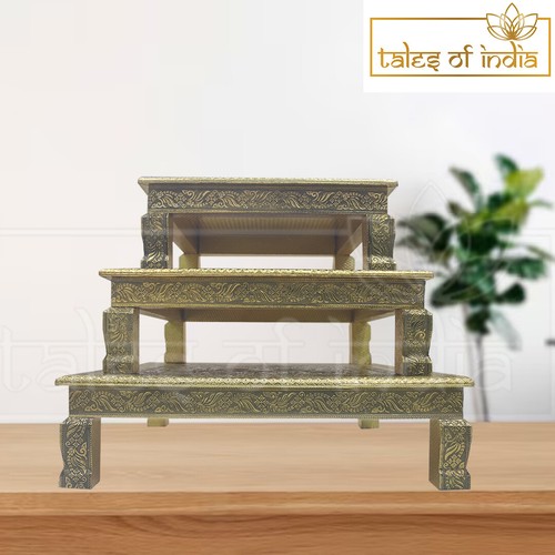 Kalash design ossidato dorato