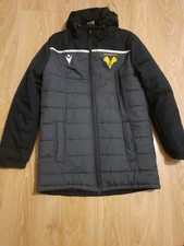 STUPENDO PIUMINO GIACCA JACKET FOOTBALL CALCIO HELLAS VERONA. MACRON L