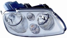 Faro Fanale Anteriore per Volkswagen Touran 2003-2006 Parabola Cromata Destro