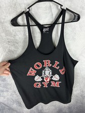 Canotta World Gym Uomo XL Nera