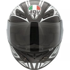 Casco AGV K-4 E2205 Moto Integrale S Sliver Black Gun Metal