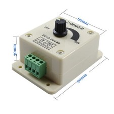 DIMMER manuale 5 12 24V LED regolatore luminosità STRISCIA LED potenziometro