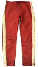 BATES Flat Track Cross US Vintage Biker Moto Pantaloni di Pelle 29x27 S